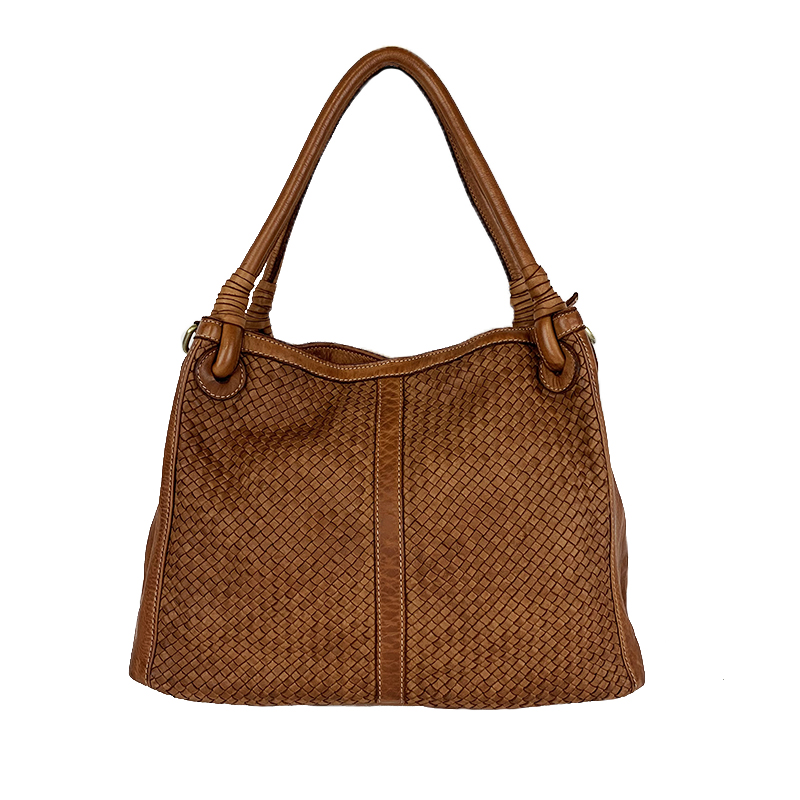 Leather Bags Wholesale: Vintage Shoulder Bag in Braided ...